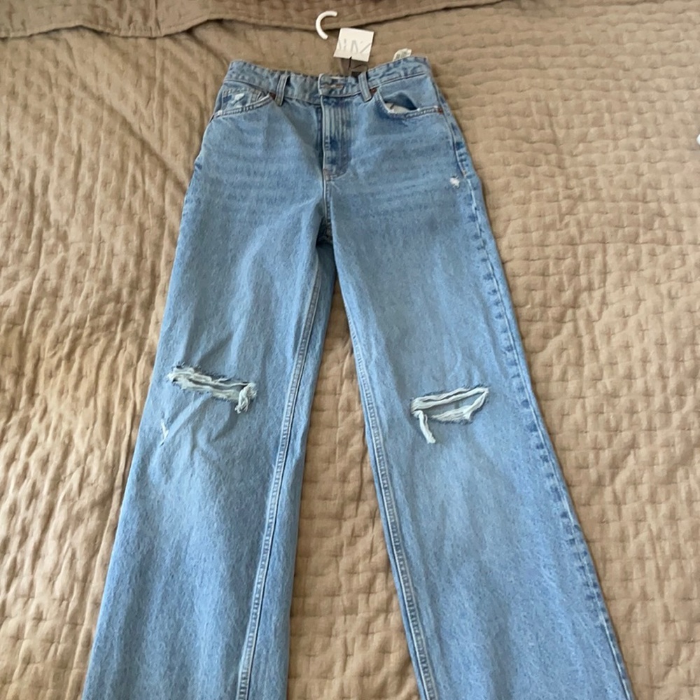 NWT Zara wide leg jeans